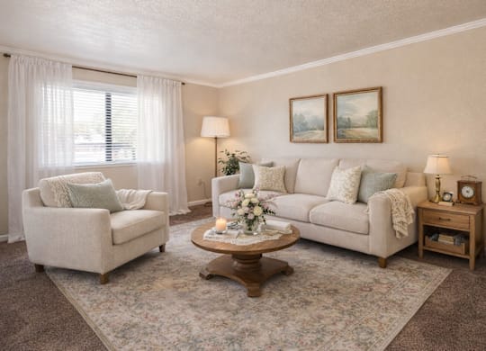 Living Area at Lodi Commons Senior Living, California, 95240