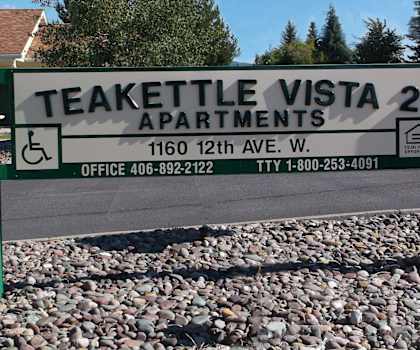 Image of Sign for Teakettle Vista Apartments
