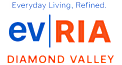 A graphic with the words ev RIA Diamond Valley and a tagline.