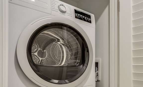 Bosch washer and dryer in each unit