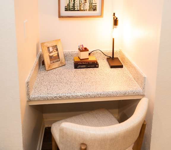 Working desk at Lakeside Villas Apartments, Hampton, GA