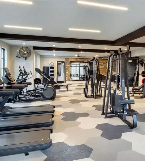 Broadstone Upper Westside Community Fitness Fitness Studio with State of the Art Cardio & Strength Training Machines