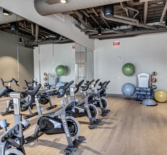 Fitness Center at Via Seaport Residences in Boston 02210