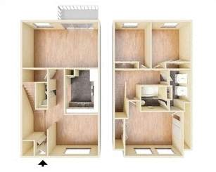 3 bedroom floor plan at Mason Street Townhomes, Grand Rapids, 49505