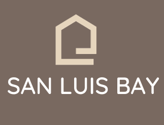 a logo for san luis bay village