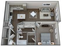 A1C Floor Plan at Century Grove Park, Knightdale, NC 27545