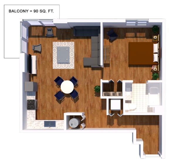 Studio, 1 & 2 Bedroom Apartments in Miami Douglas Enclave