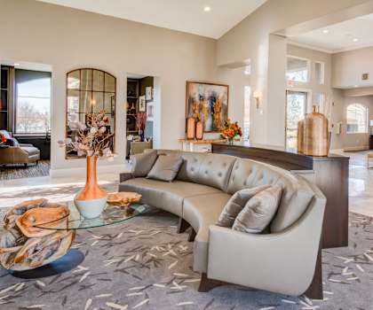 Decorated Living Room at Arterra, Albuquerque, 87113