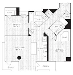 C4 floor plan at Dock 79, District of Columbia, 20003