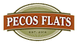 A logo that says Pecos Flats and was established in 2014.