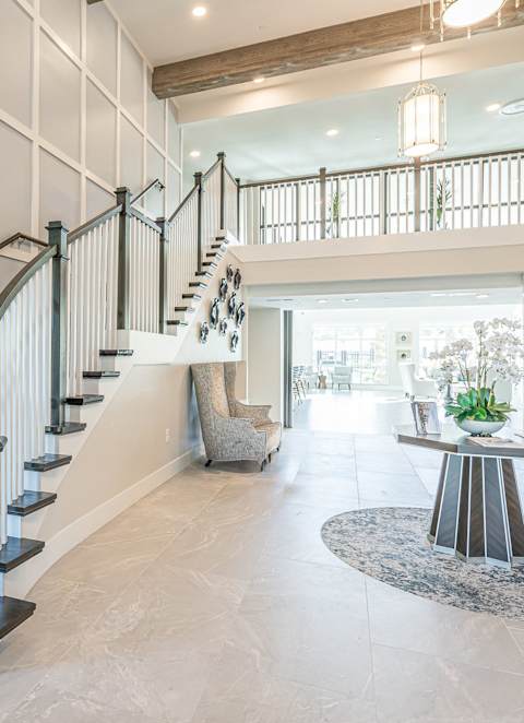 Dominium-Sandpiper Glen-Sample Lobby at Sandpiper Glen 62+ Apartments, Orlando, FL
