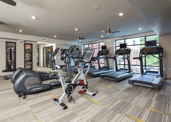 Fitness Center at 5115 Park Place Apartments, 5115 Park Road, 28209