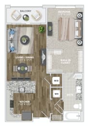 one bedroom apartment  at Woodmore Grand, Bowie, 20721