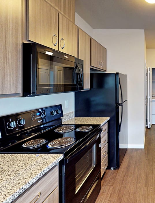 Fruitland Meadow Kitchen with Large Countertops and Washer and Dryer