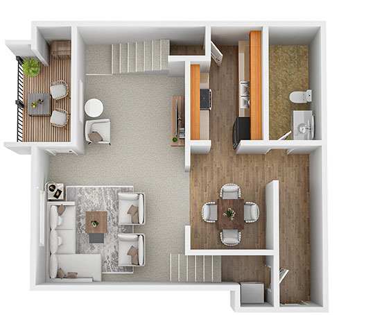 C4 Floor Plan at Creekstone Falls, Sioux Falls