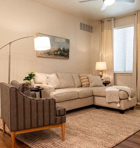Large Living Room at Four Seasons Apartments & Townhomes, Utah