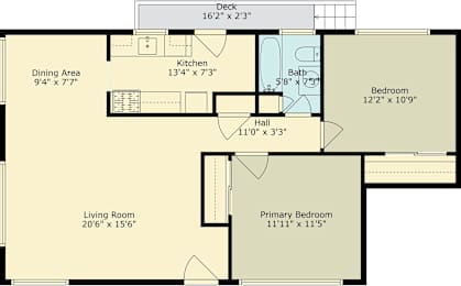 A floor plan for a property at 838 Roble Avenue, Unit 3, Menlo Park, Ca 94025 is displayed.