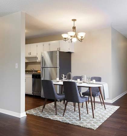 living room at Axon Green, Minneapolis, MN, 55416