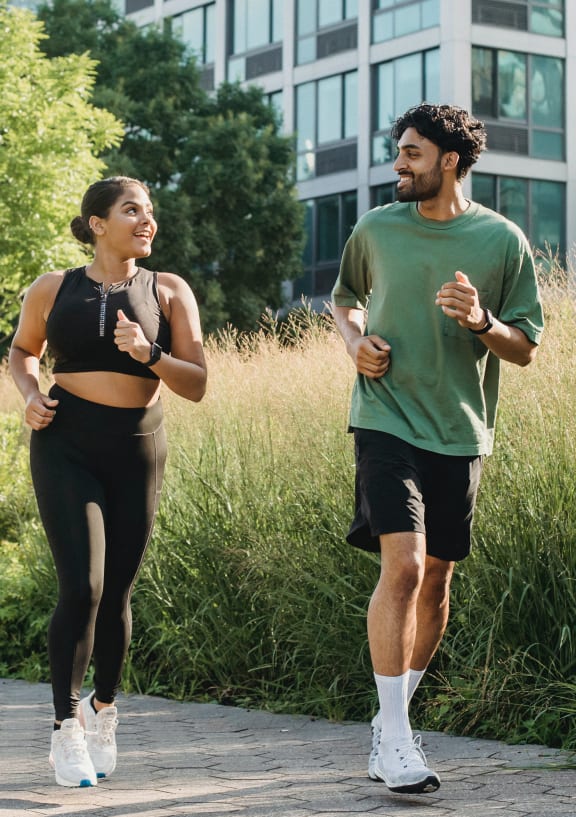 running