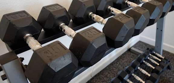 Fitness Center at Shoreline Landing Apartments in Norton Shores, MI