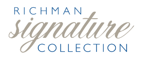 the logo for the richman signature collection service is our signature