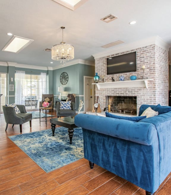 Resident Lounge at The Flats at Seminole Heights, Tampa