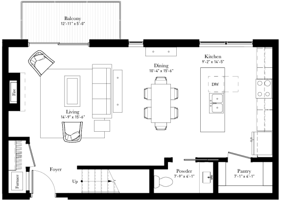 Signature Tansy town home floor plan