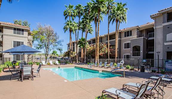 Resort-Style Swimming Pool at Apartment Community in Glendale, AZ