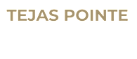 A black background with the words "TEJAS POINTE" written in white.