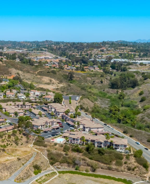 Aerial View of the Property at Lakeview 88, Spring Valley, CA