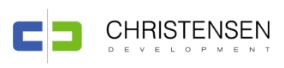A black background with a blue and green letter C.