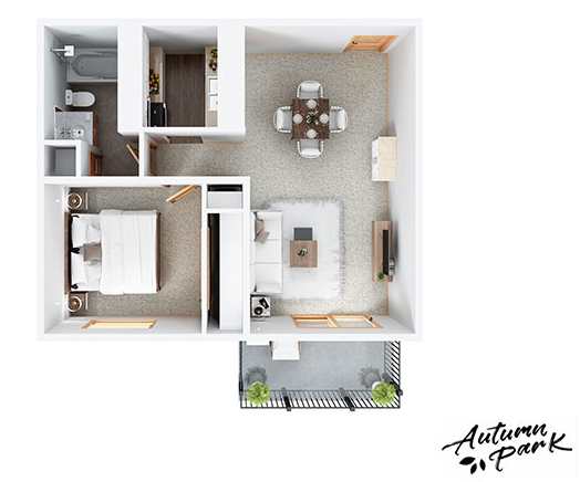 A5 Floor Plan at Autumn Park, South Dakota, 57106
