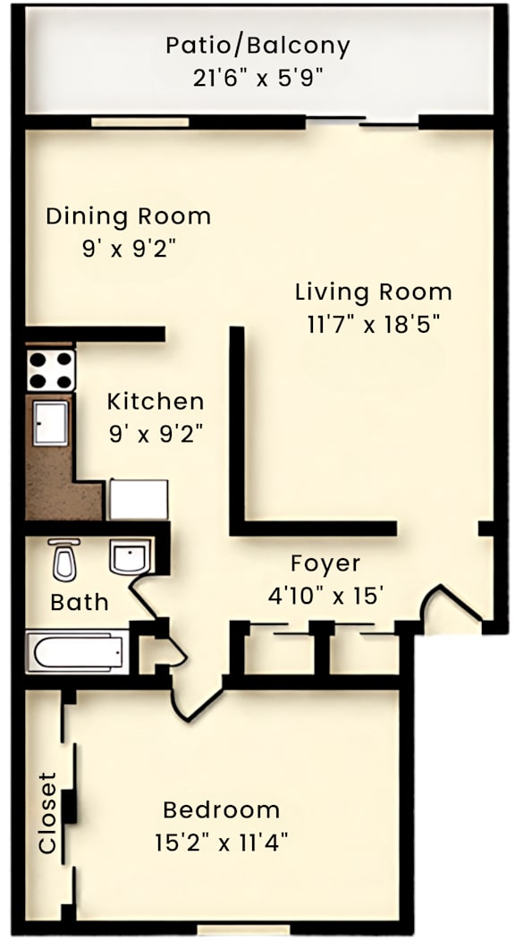 best garden style one bedroom and two bedroom rental apartments at brighton arms apartments in neptune city, nj near jersey shore