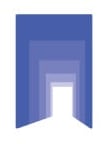 open door in a blue wall at The Arbors Santa Ana, California, 92705