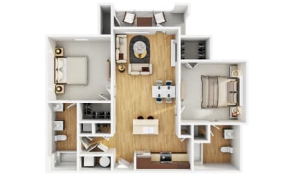 a stylized floor plan of the providence at wittenberg 81