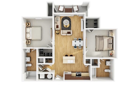 a stylized floor plan of the providence at wittenberg 81