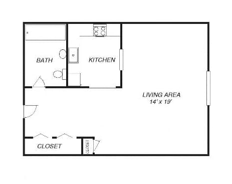 Quincy Studio for Rent