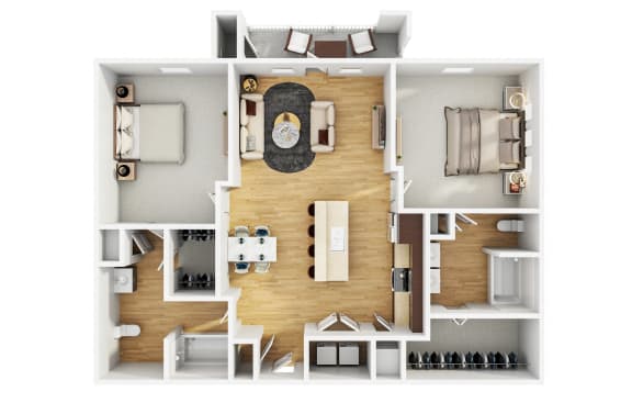 a floor plan of the providence b2