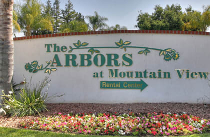 Welcoming Property Signage at The Arbors at Mountain View, Mountain View, 94040