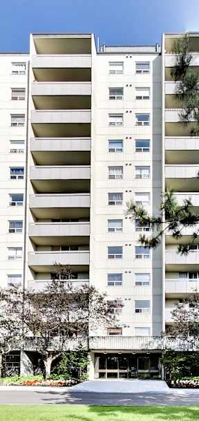 the building in which the apartment is located