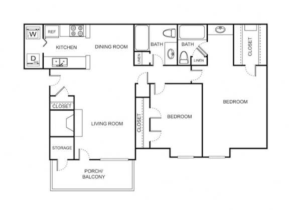 Architect's rendering of the B1 Floor Plan