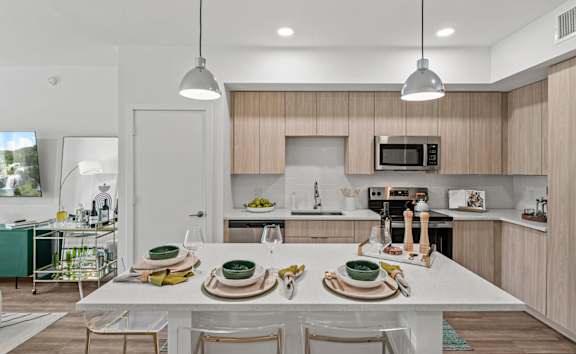 Eat-In Kitchen Table at The Palmeri Residences, Naples, Florida