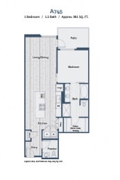  Floor Plan A745