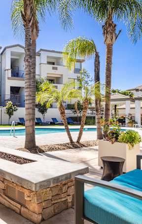 Pool table at Stone Canyon Apartments, California,92507