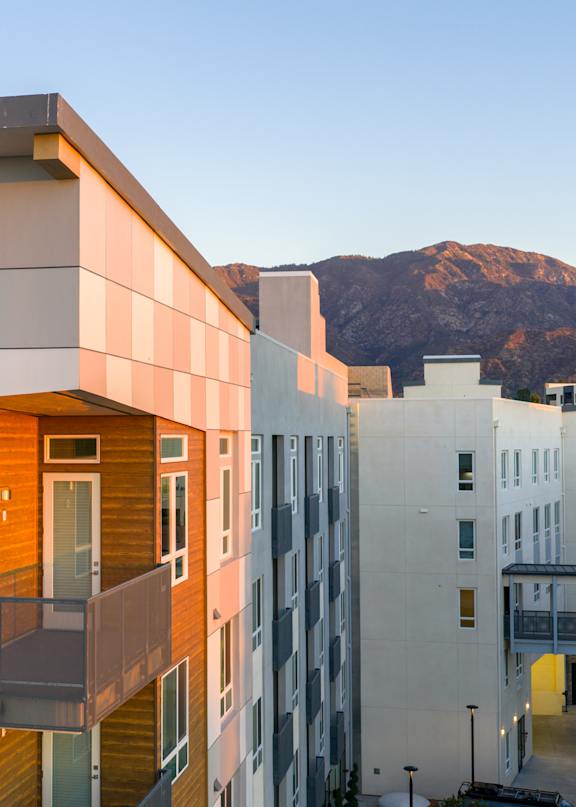 Property From Sky at Trestle Apartments, California