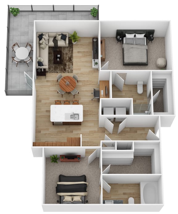Floor Plan  an image of 3 bedroom floor plan