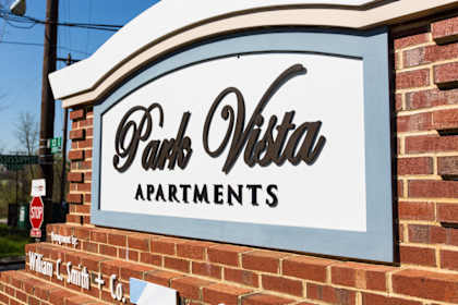 park vista apartments monument sign