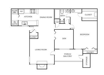 Architect's rendering of the A3 Floor Plan