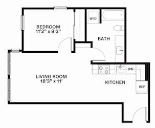 C18 Floor Plan at Corner 63, Washington 98115