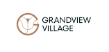 The image is a logo of Grandview Village.